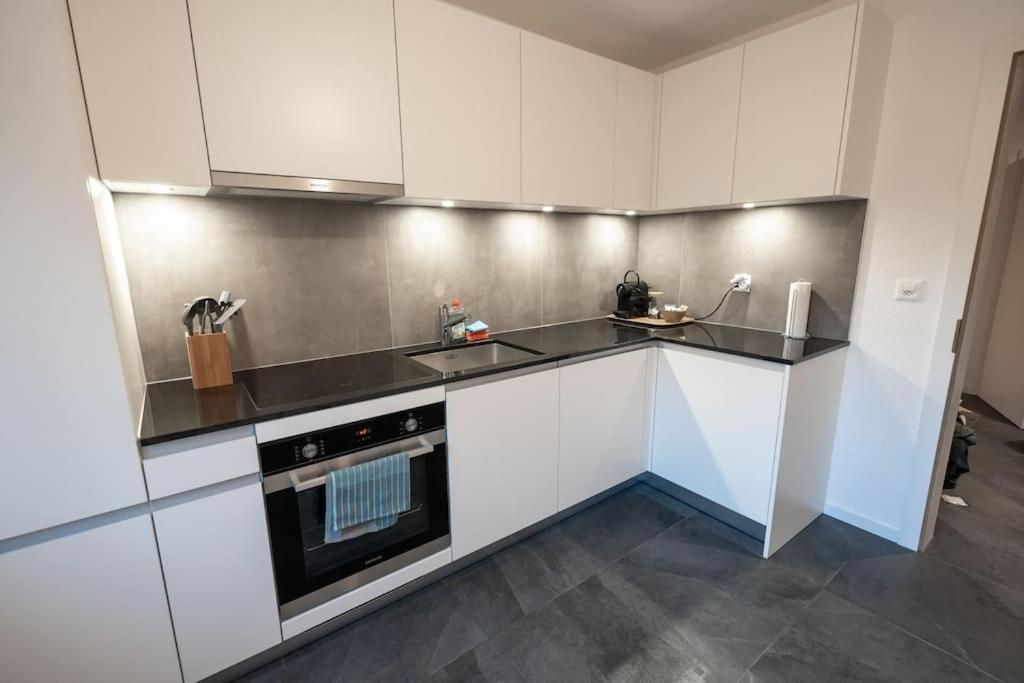 Appartement Spacieux Au Centre De La Gruyere Broc Exterior foto